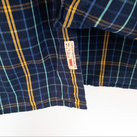 Levi’s Men Size XL Shirt Slim Fit Plaid - Picture 12 of 13